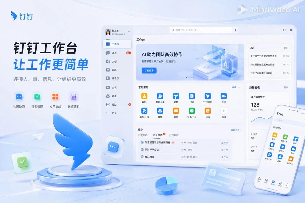 钉钉AI助手加持与自动纪要